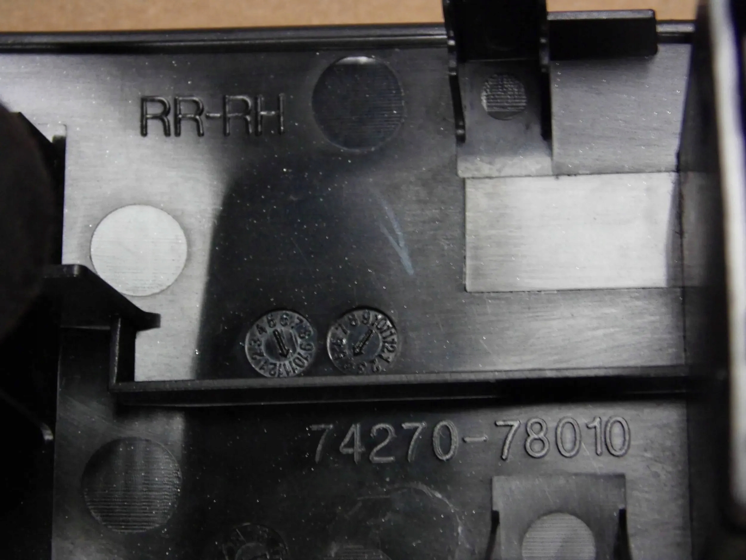 Lexus NX300H window control switch right rear part panel rear 74270-78010