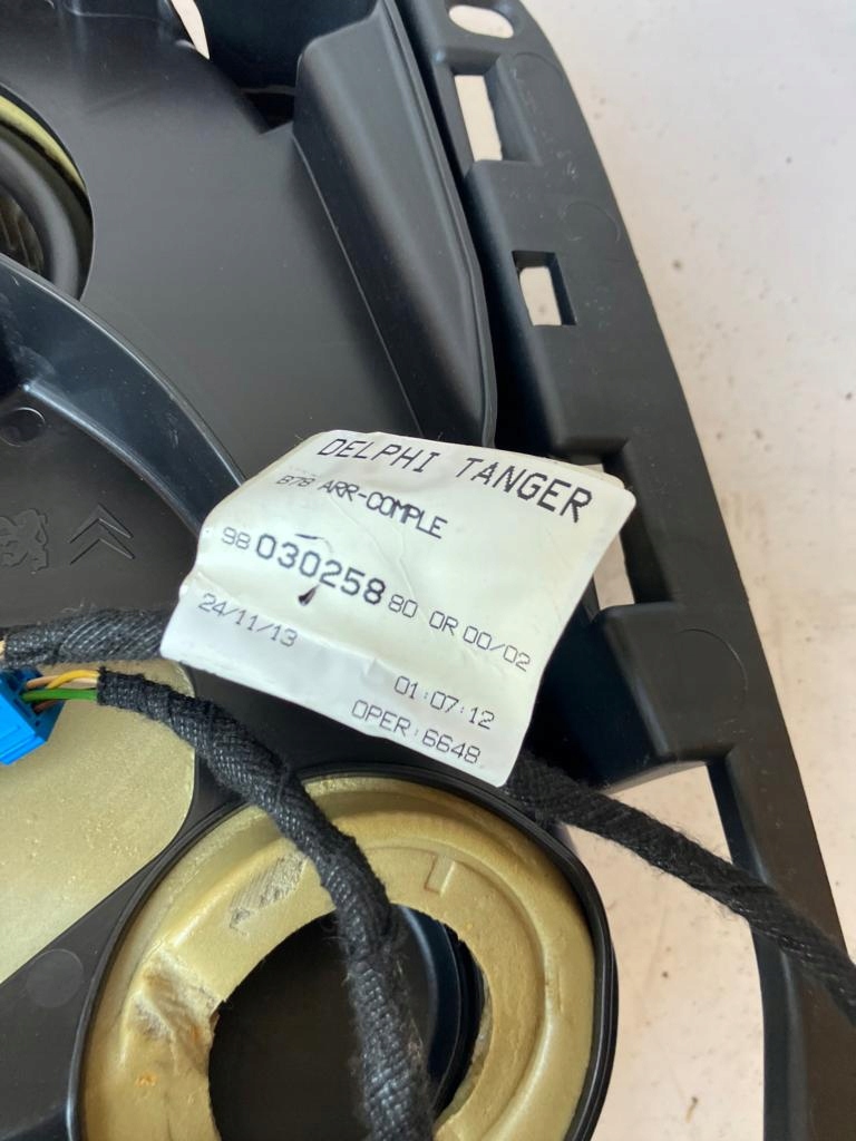 heating air conditioning devices rear part C4 GRAND PICASSO II rear part