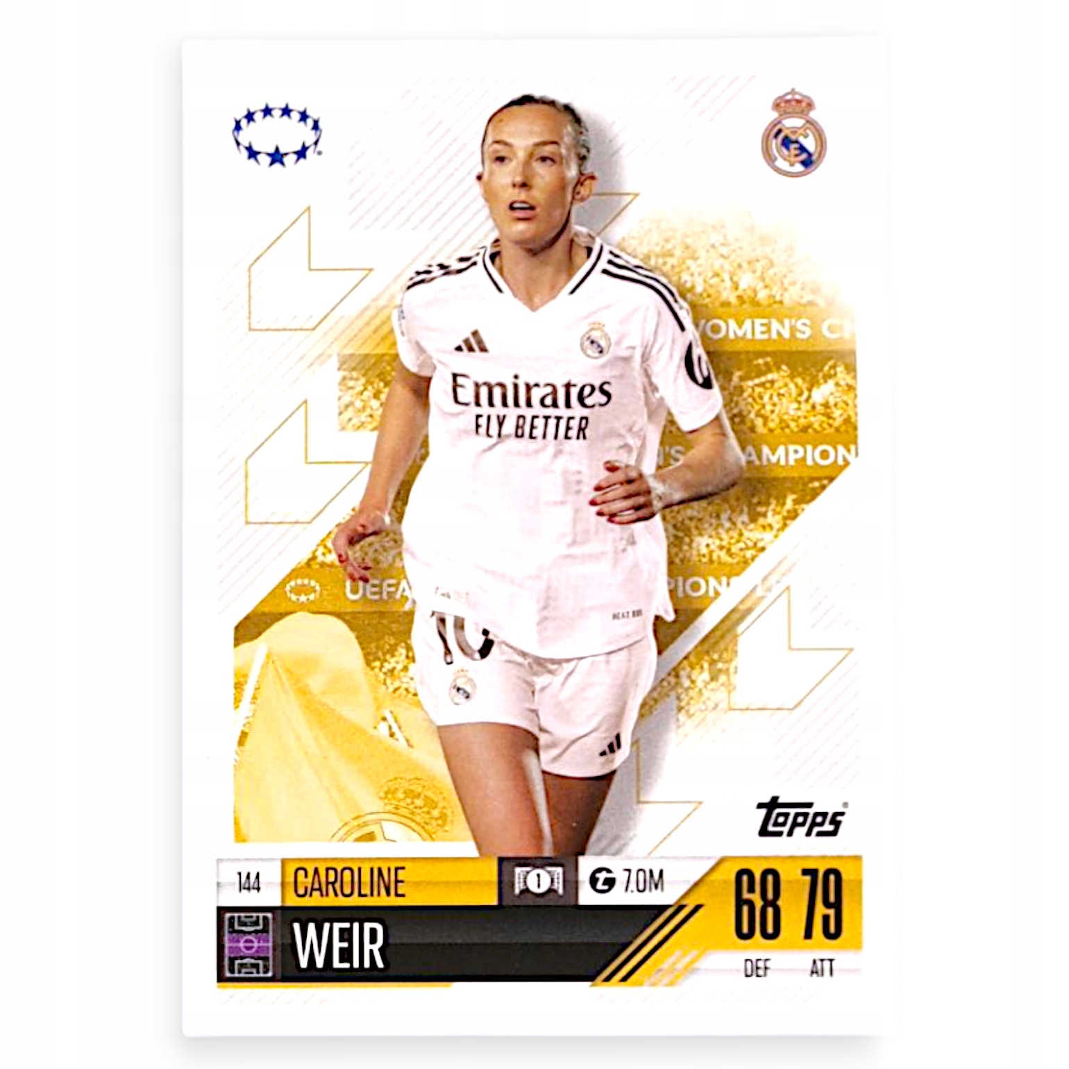 Topps Match Attax Extra 2025 Champions League 144 Caroline Weir Real Madryt