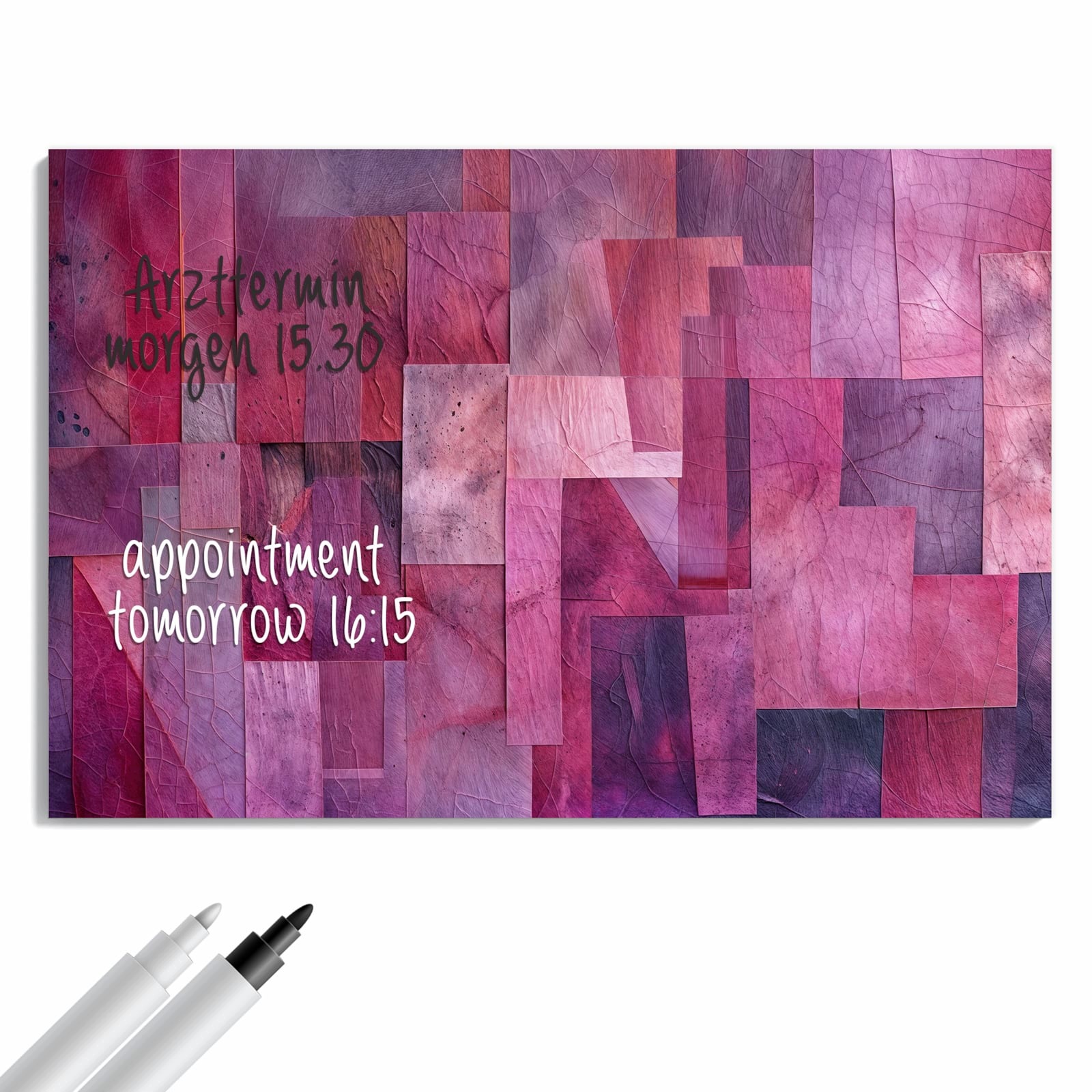 Magnetická tabule Abstraktní Listy 60 × 40 cm