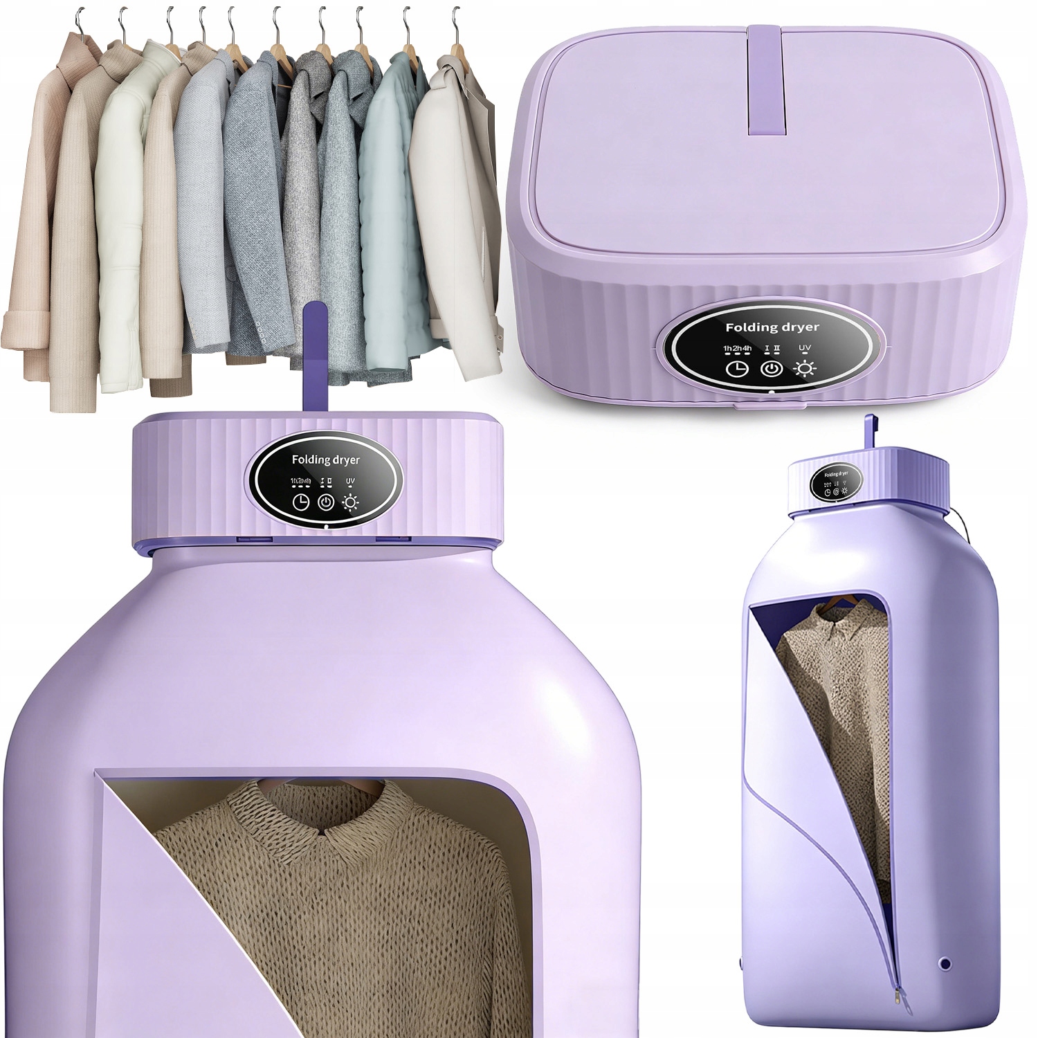 Levně Elektrická Sušák Na Prádlo 600 W, 3 Nastavení Časovače