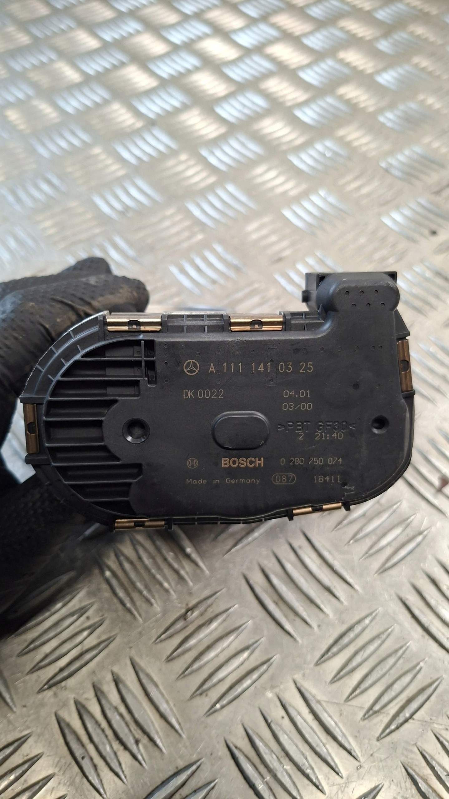 drosselklappenstellmotor MERCEDES W203 1.8K