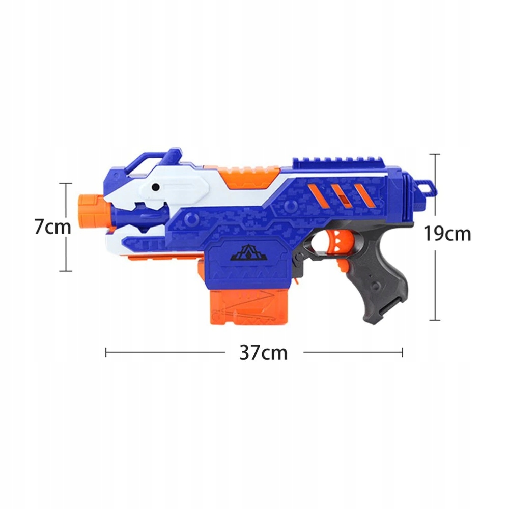 Zestaw KARABIN Automat WYRZUTNIA + STRZAŁKI (E075) Materiał plastik