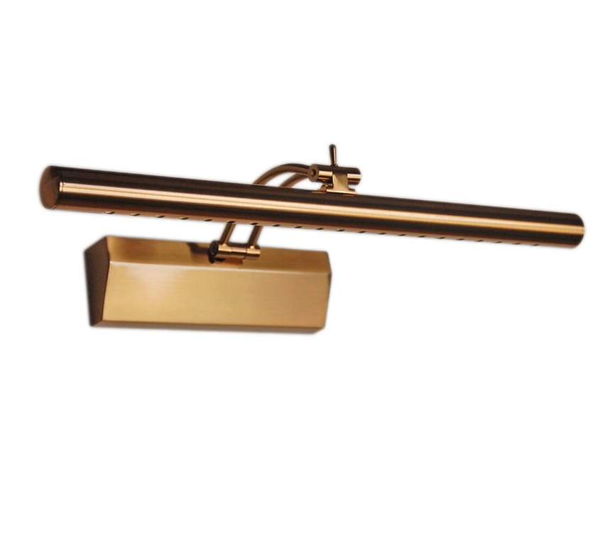 Kinkiet lampa Led nad lustro obraz złoty miedziany 55 cm łazienkowe