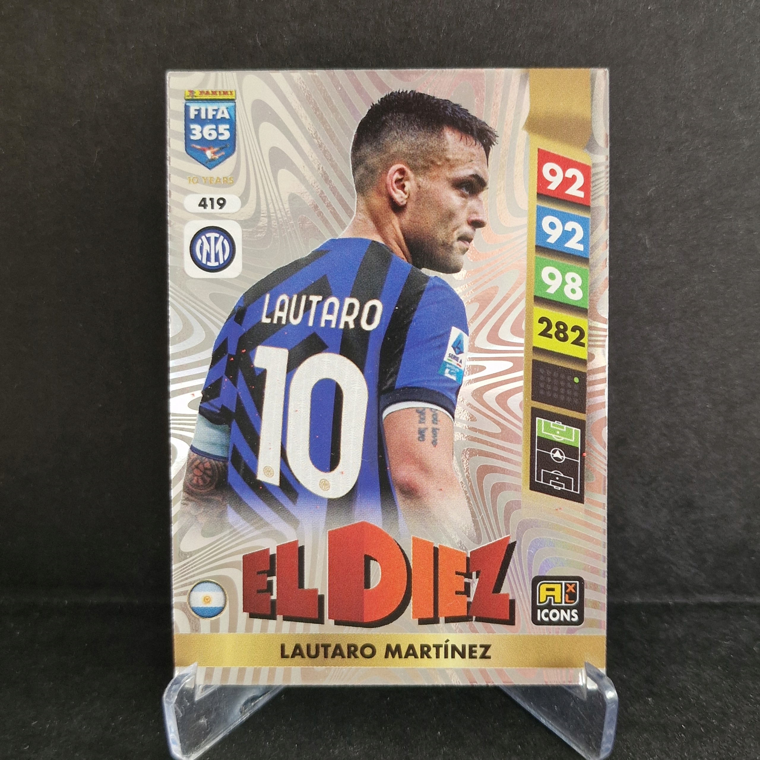 2024-25 Panini Adrenalyn XL Fifa 365 Martinez Inter El diez /FF4