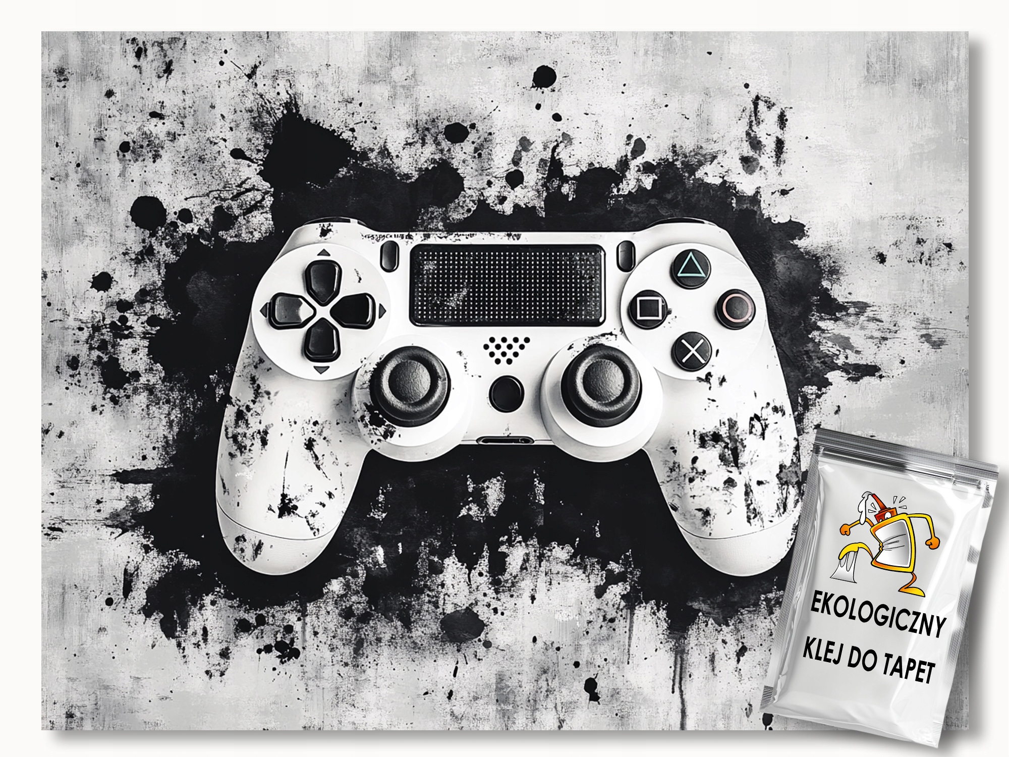 Fototapeta Flizelina Gaming Gracz Pad Kontroler Urban Grunge 400x280 110g