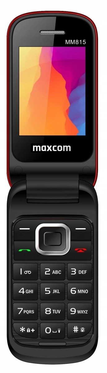 Maxcom Telefon MM 815 DualSIM červený