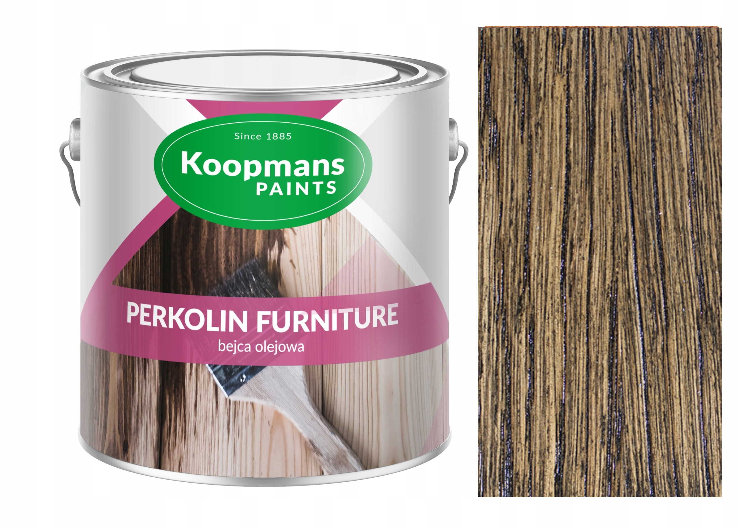 Koopmans Perkolin Furniture Olejové Mořidlo Na Dřevo 0,6 L Wenge 06