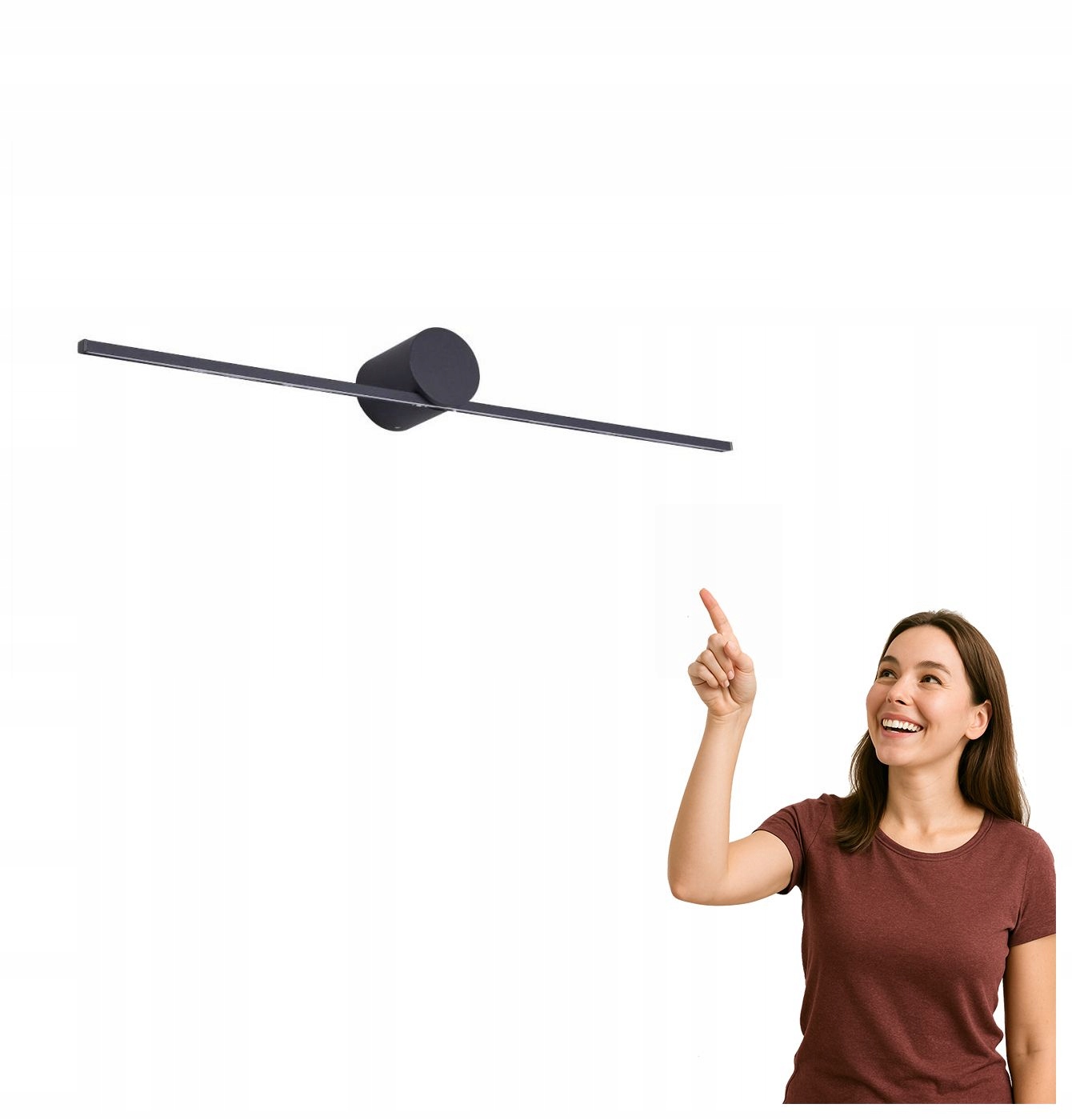 Led galerijní nástěnné svítidlo 8W Camara W89949-6W-BK Zuma Line