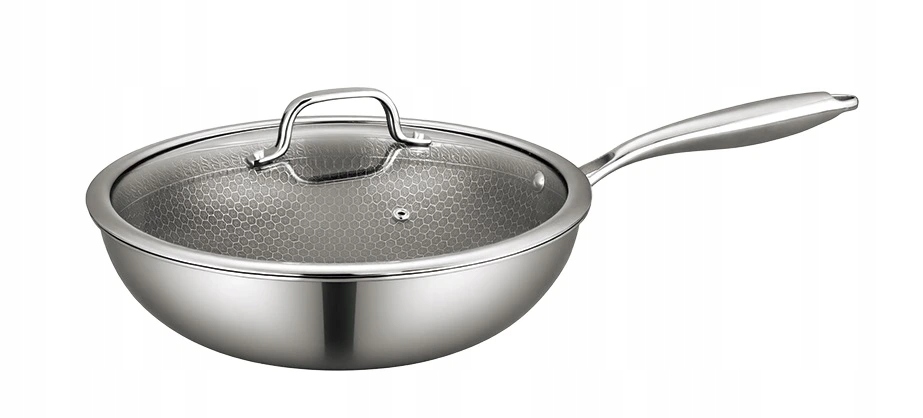 Swiss Haus pánev wok hybridní SteelCRAFT Sapphire 30 x 9 cm