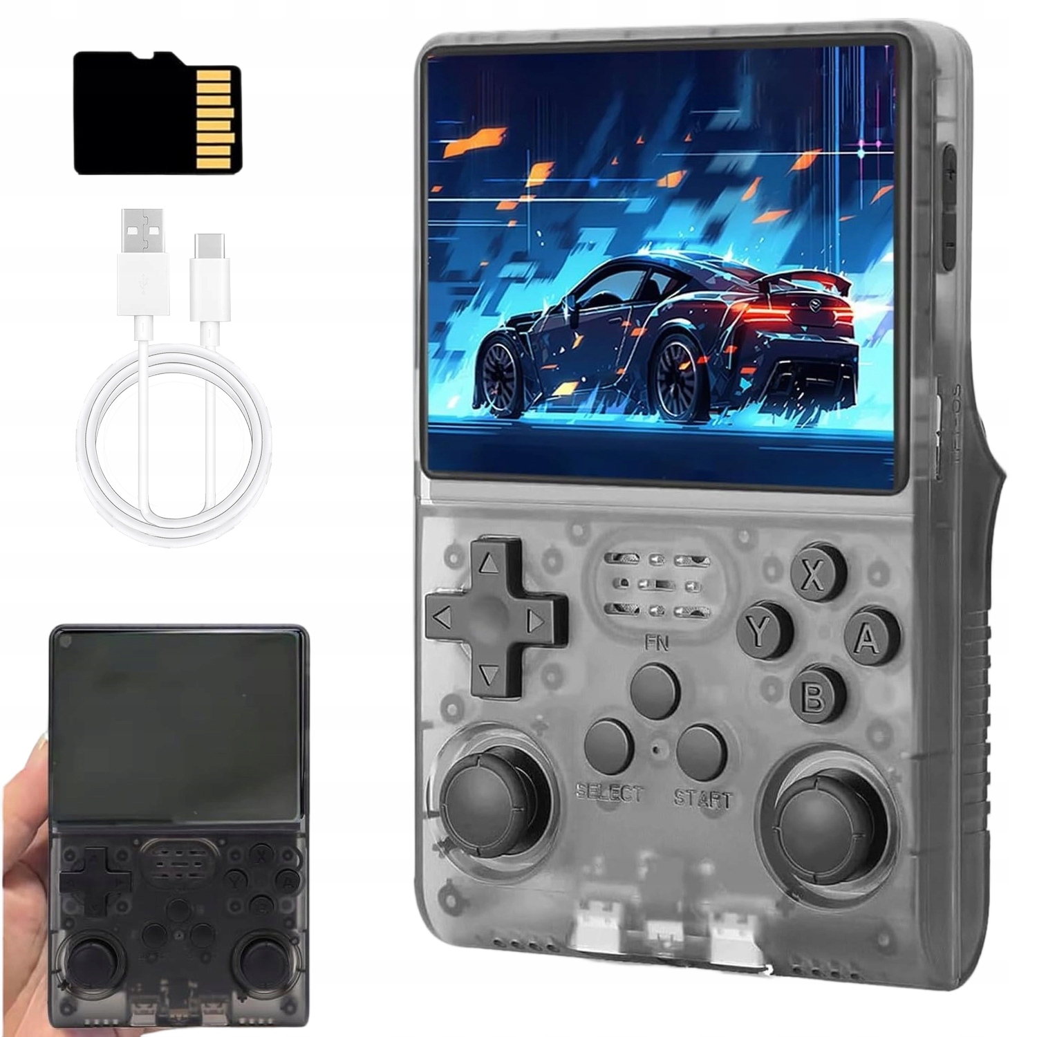 Przenośna mobilna konsola do gier Retro 3.5" R40s 256 Gb 30000+ gier