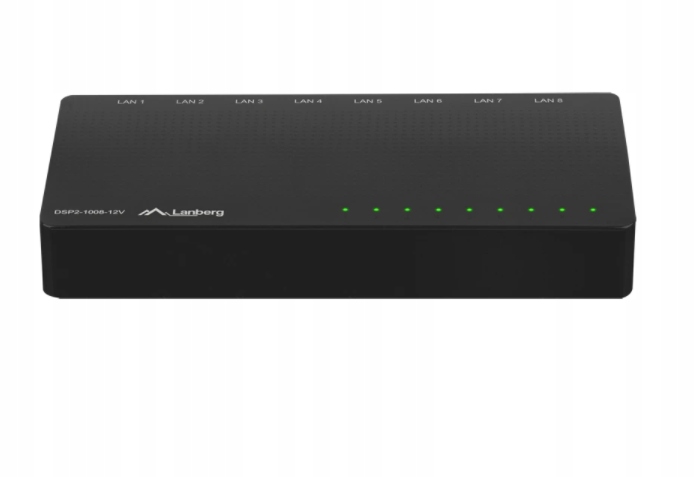 

Switch Lanberg DSP2-1008-12V 8p, Gigabit, zas. 12V