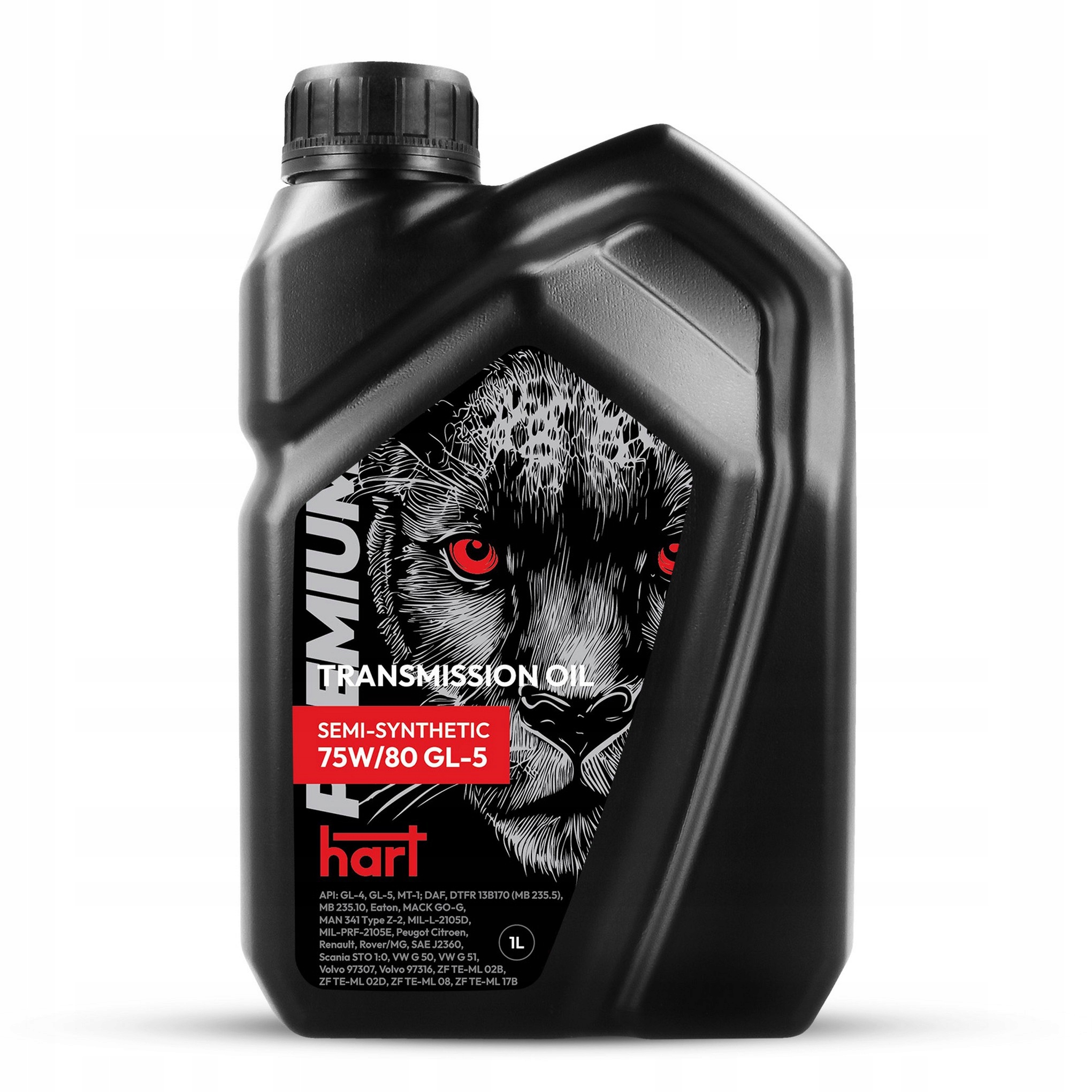 Olej przekładniowy półsyntetyk 75W/80 Hart Semi GL-5 1L