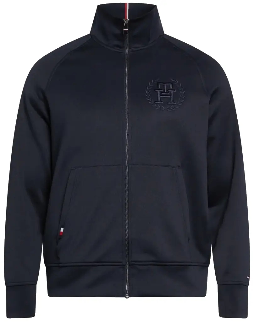 Dresowa bluza sportowa męska Tommy Hilfiger r. M granatowa bez kaptura