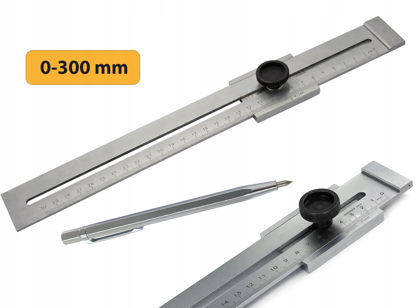 Listwa traserska Przymiar traserski 300m Rysik trasesrki