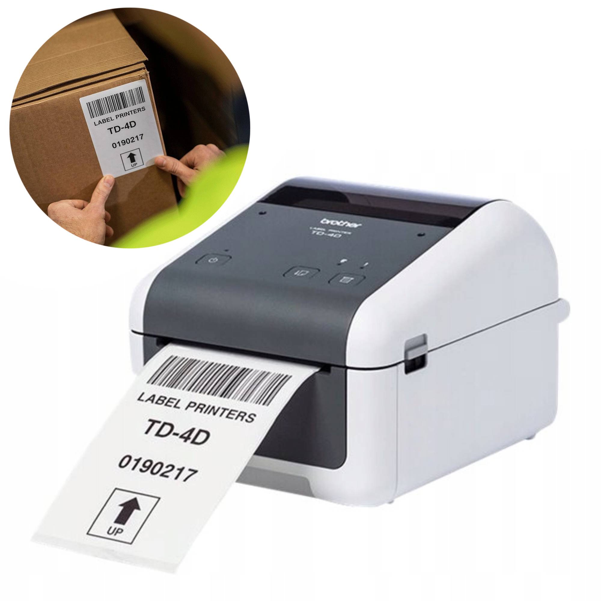 Tlačiareň kuriérskych štítkov Brother TD4210D termo TD-4210D TD4210