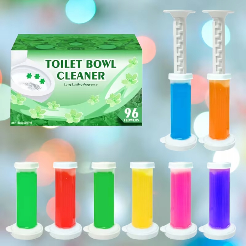 Levně Gelové Razítko Na Wc Kroužky Gel Na Toalety 8 Kusů 96 Aplikací Zásoba XXL