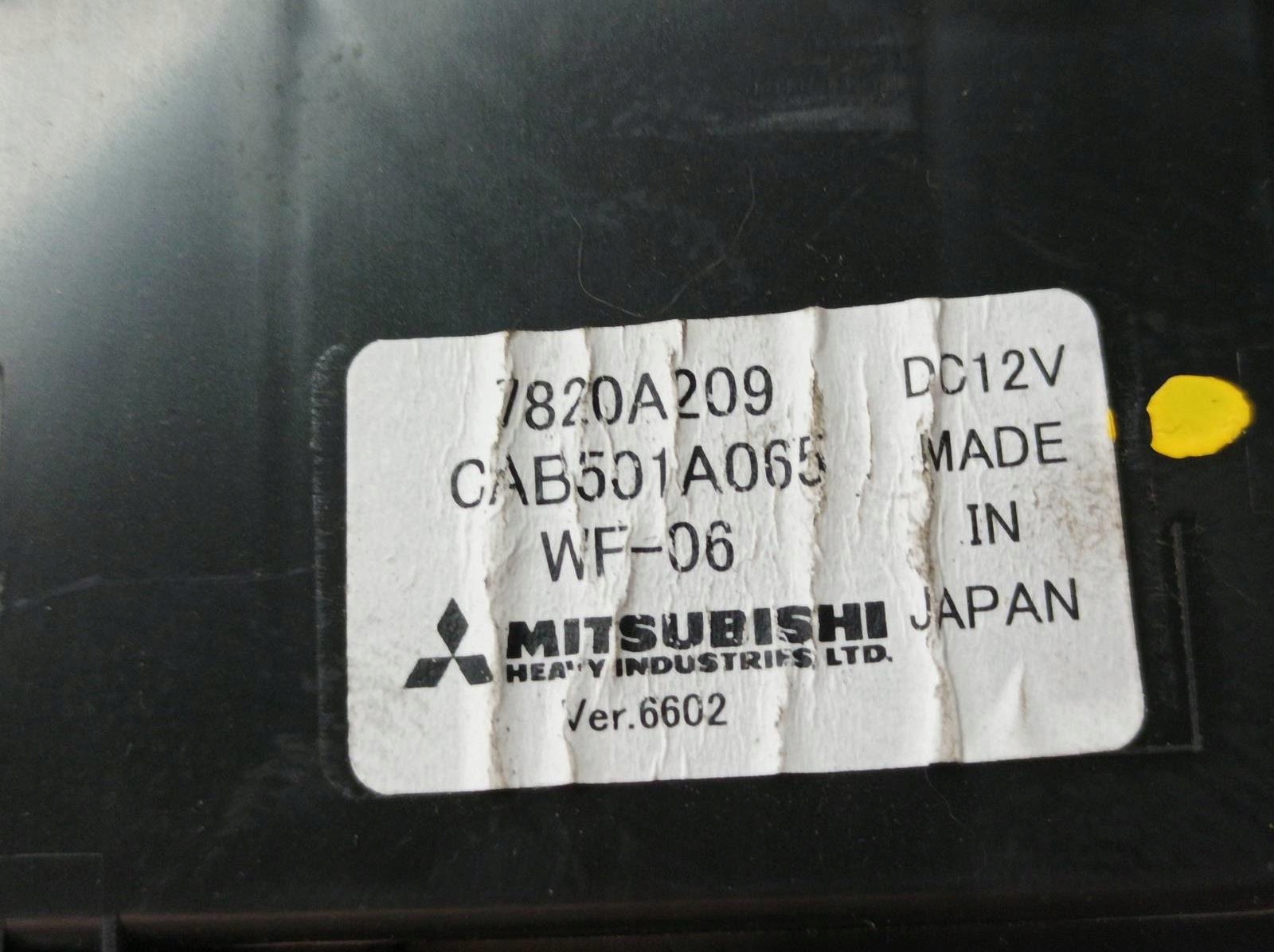 modulo AIR BAG KLIMY KPL P8635A053 7820A209 Peugeot 4007 e (2007-2012)