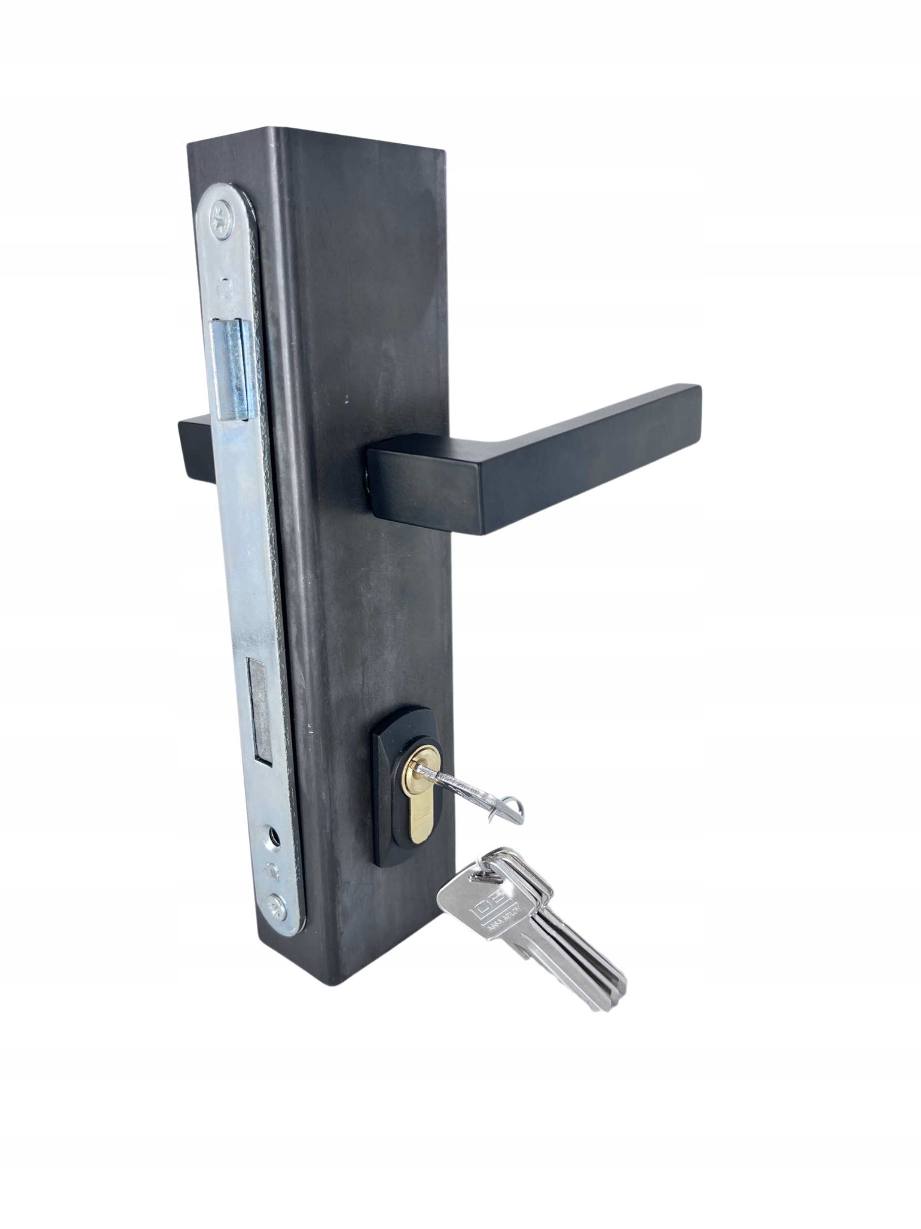 Sada pro branku Zámková krabice se zámkem 60x40 klika vložka maskovací