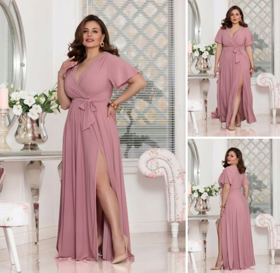 Šaty Růžová Bella Se Třpytkami Elizabeth Collection vel XXL