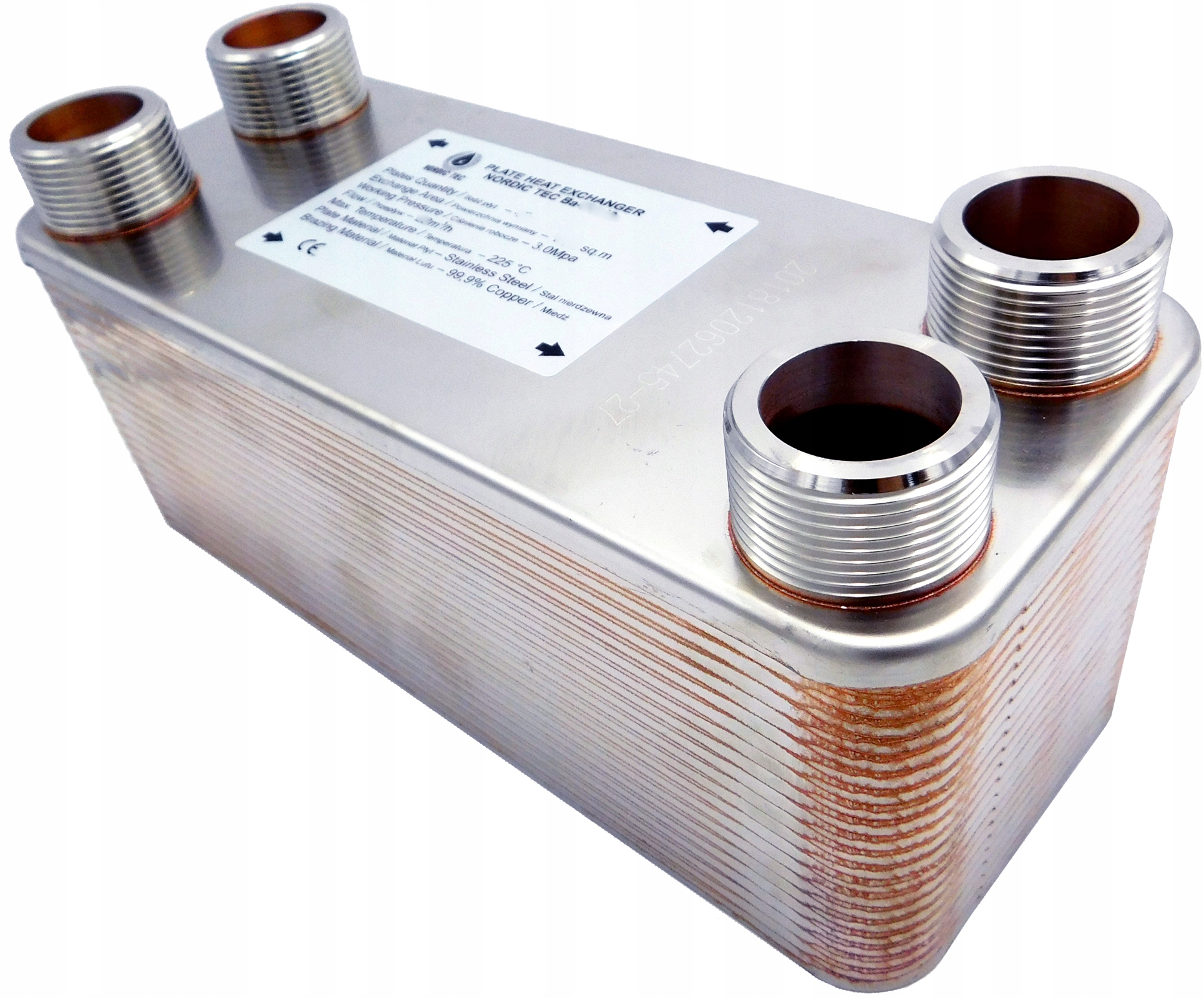 Výměník tepla Nordic 200 kW 30-deskový 2'' (50)