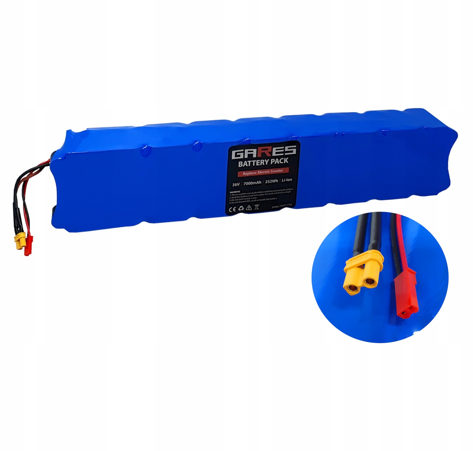 Bateria Akumulator do Hulajnogi Elektrycznej wtyk XT30 36V 7,0Ah 7000mAh