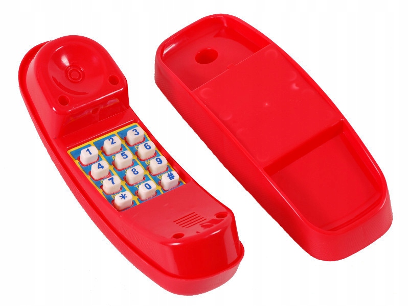 Telefón na ihrisku Zvuková červená farba