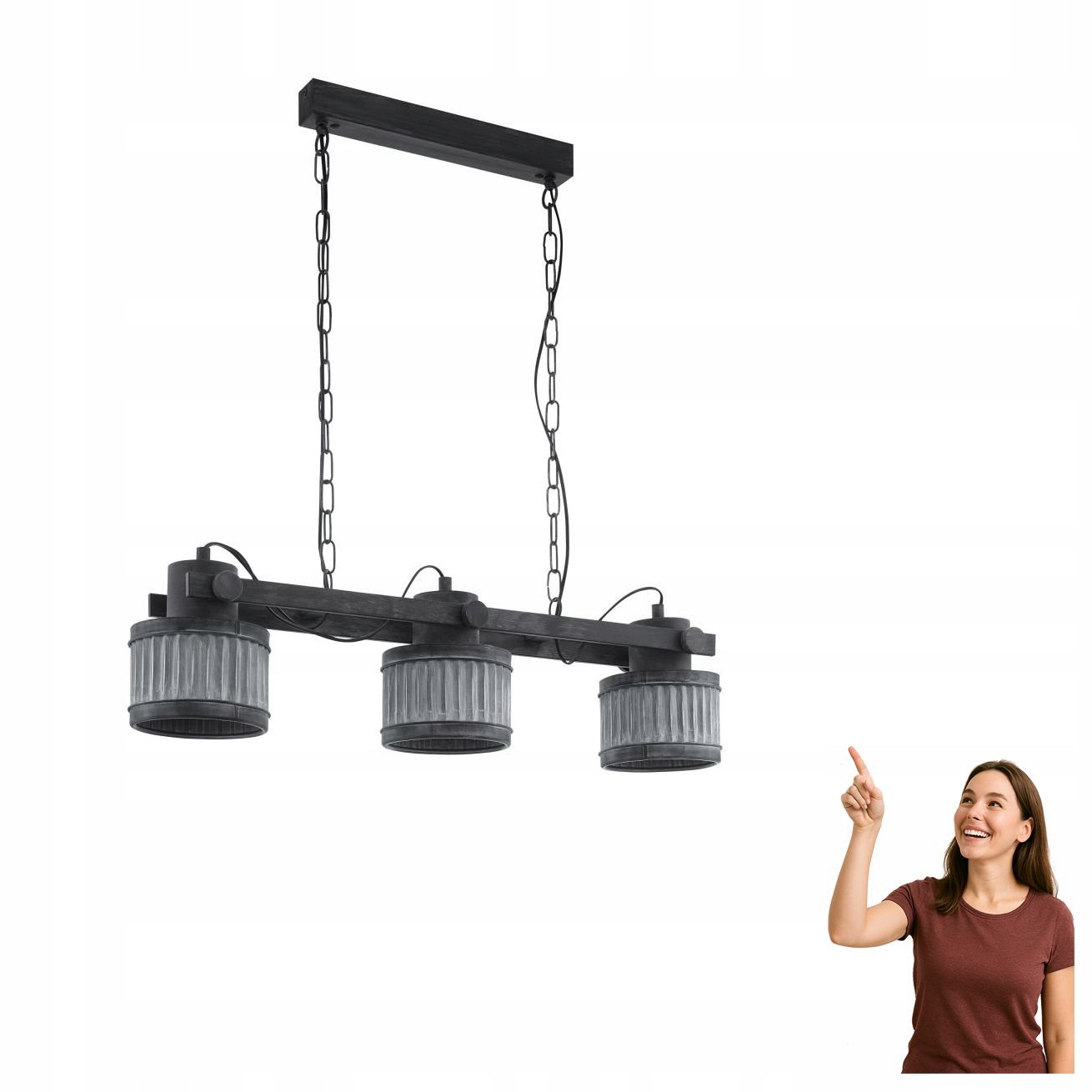 Závesná lampa Turrock 43447 Eglo