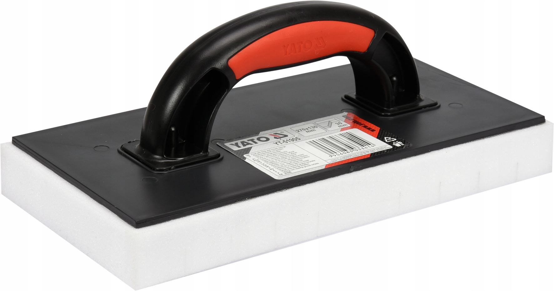 

Paca z gąbką gęstą nacinaną 30x270x130mm Yato