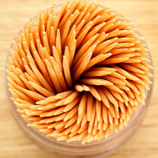 Wykałaczki bambusowe, patyczki do koreczków 200szt Długość (cm) 6.5