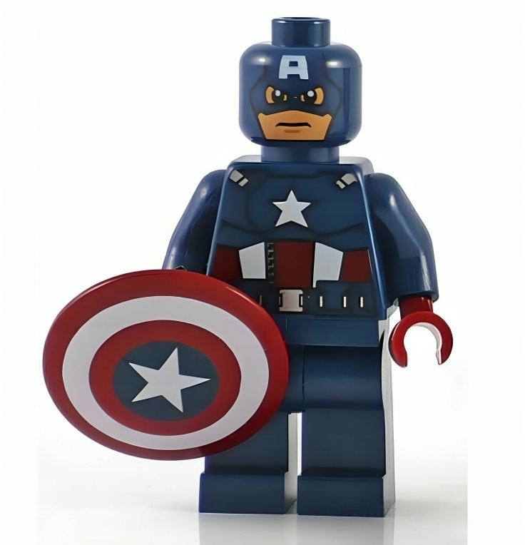 Nová Lego figurka Heroes Kapitán Amerika sh0014 štít