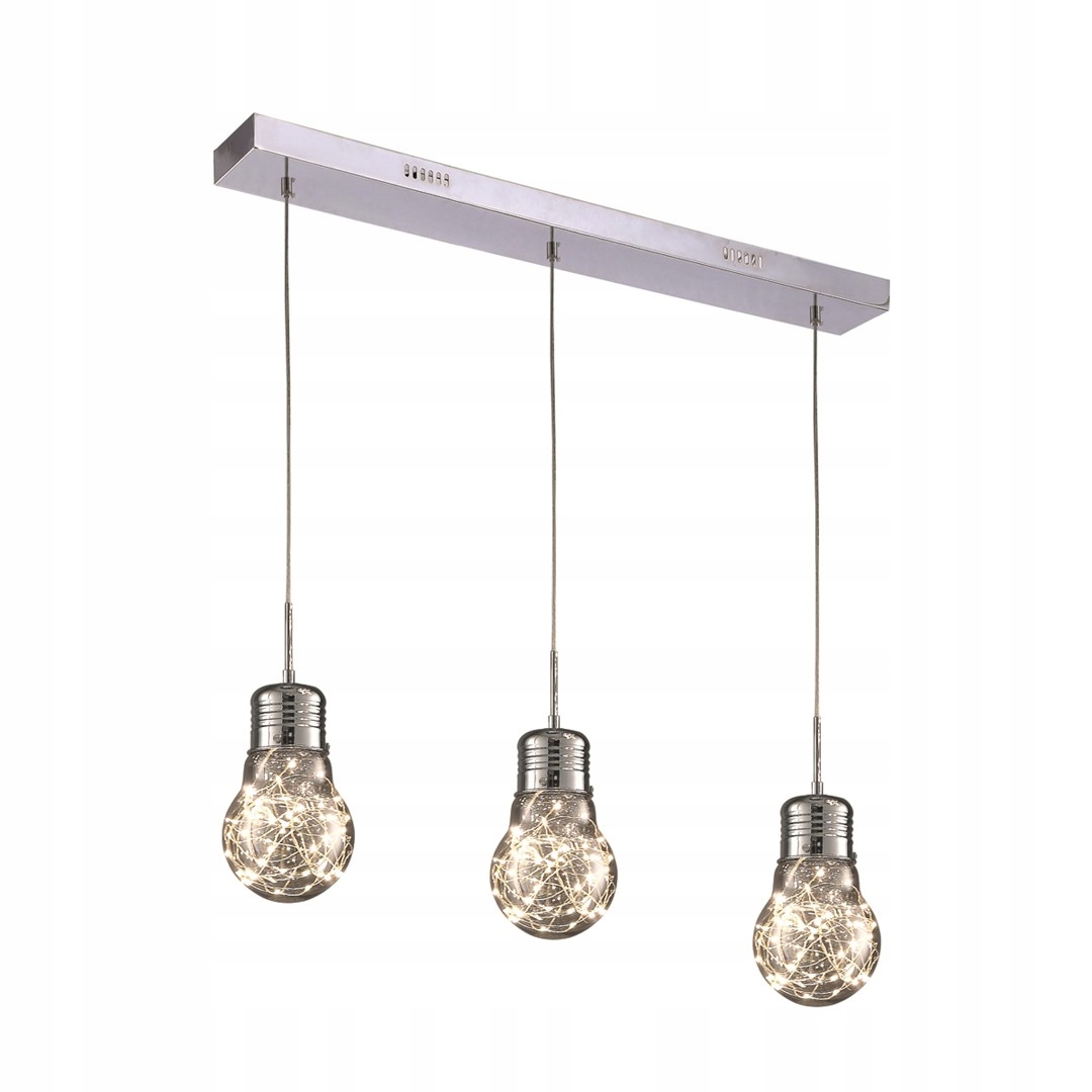 Závěsná lampa Milagro Bulb 3 body světla, integrovaný Led zdroj