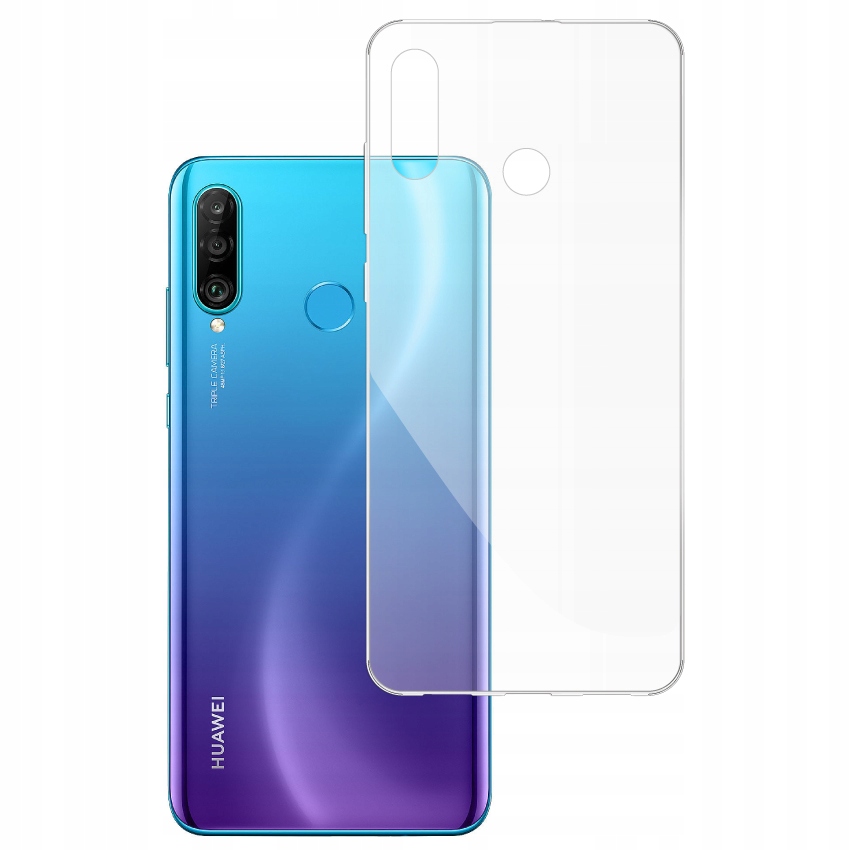 

Etui do Huawei P30 Lite gumowe Slim Clear View