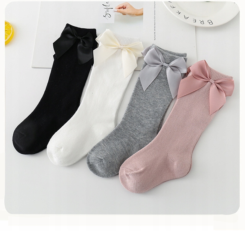 Podkolanówki skarpetki BIAŁE z KOKARDKĄ 86-92 1-2L EAN (GTIN) 59074422018215