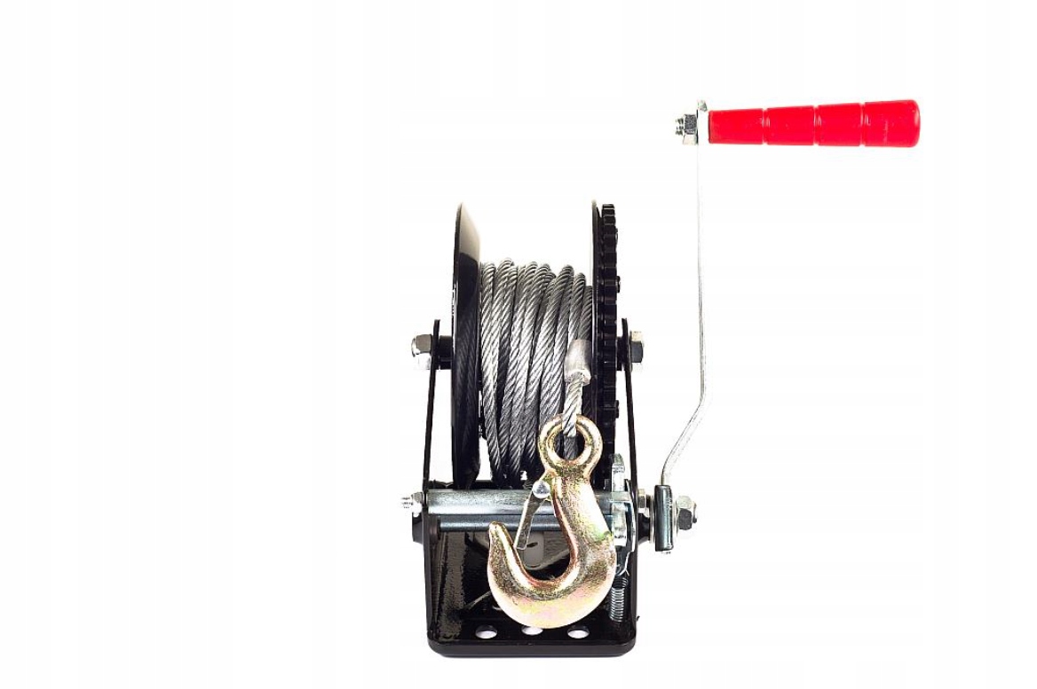 WYCIĄGARKA LINIOWA RĘCZNA KORBOWA DWK 25 DRAGON WINCH 2500 lB Waga produktu z opakowaniem jednostkowym 5 kg