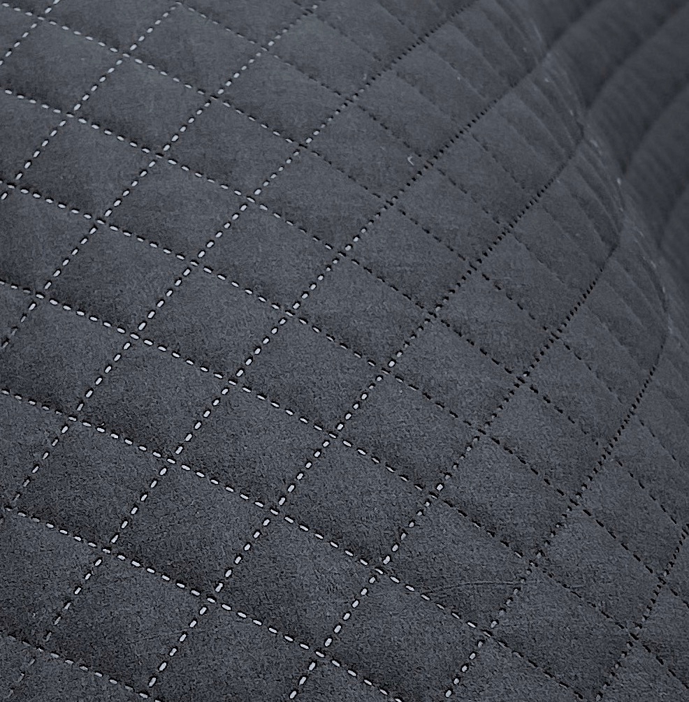 50 m Černá Atena bavlna prošívaná kosočtverce 3x3 Ložní matracová tkanina