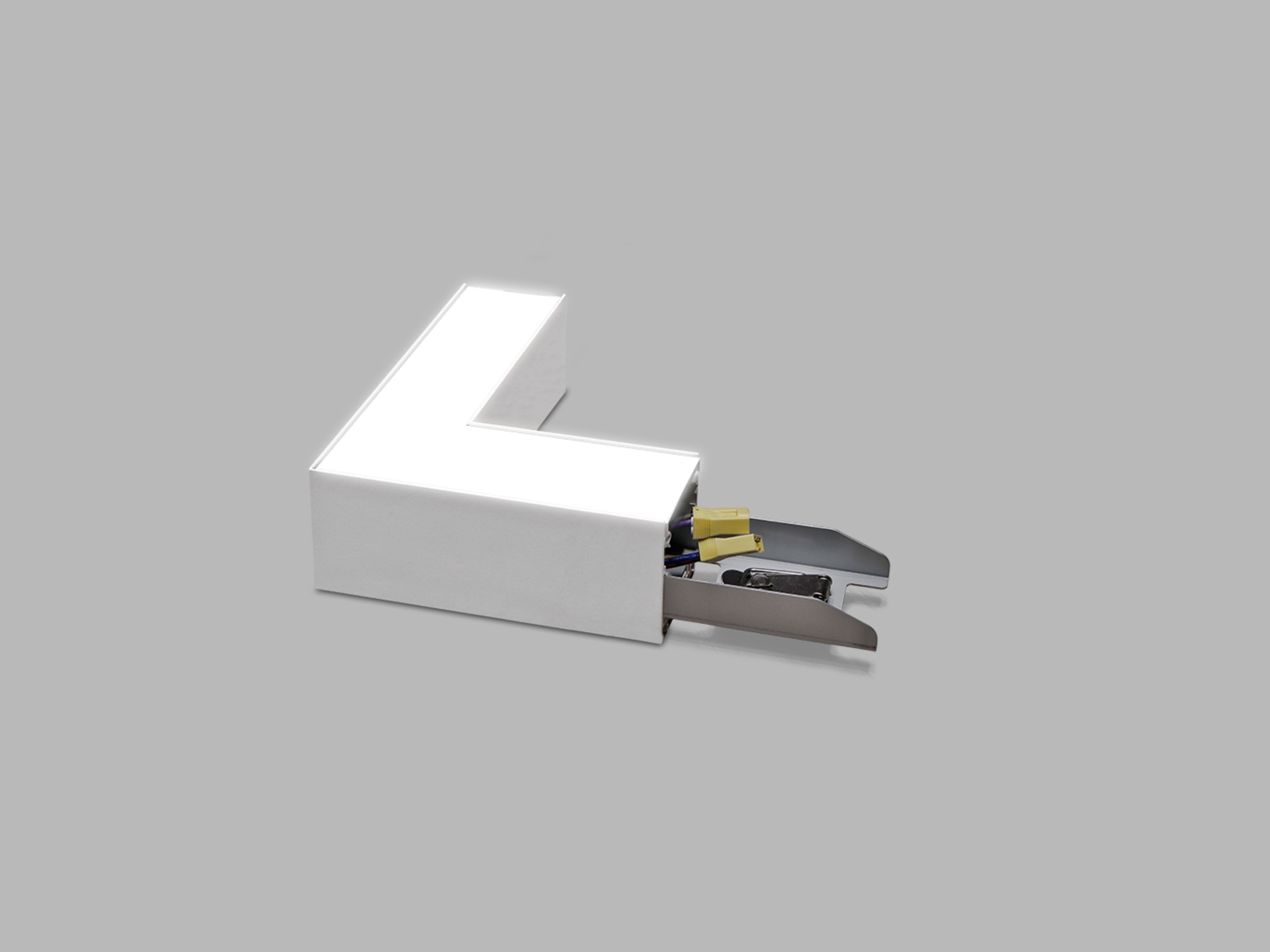 LED2 6315351D Lino II Light Corner, W Dali/push 12W 3000K/3500K/4000K biela