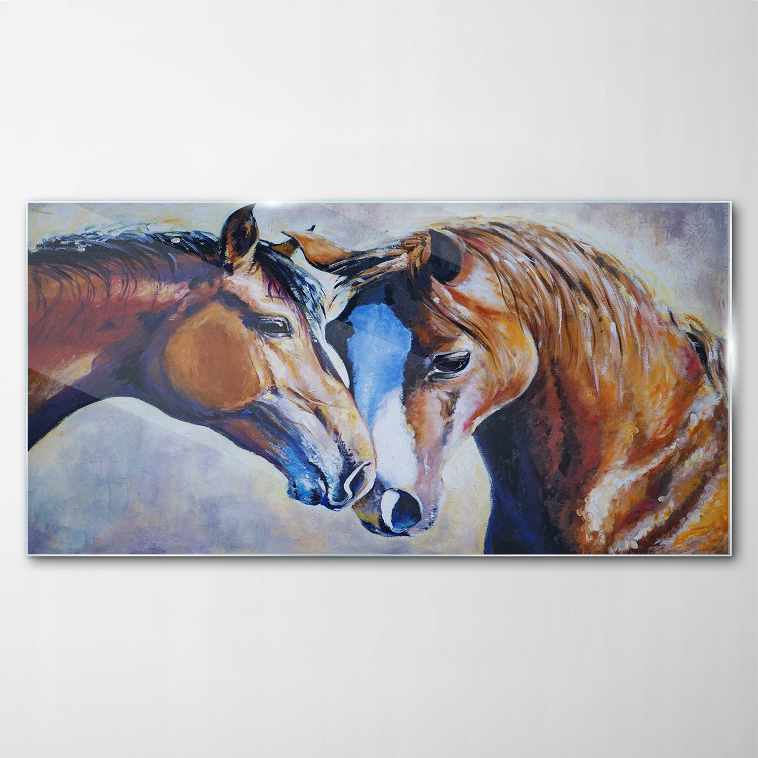 Tvrdený sklenený obraz Zvieratá Kone 120x60