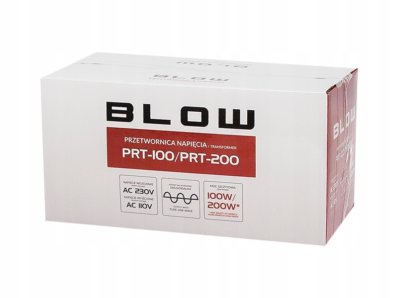 Przetwornica 230V --110V PRT-100W Marka Blow