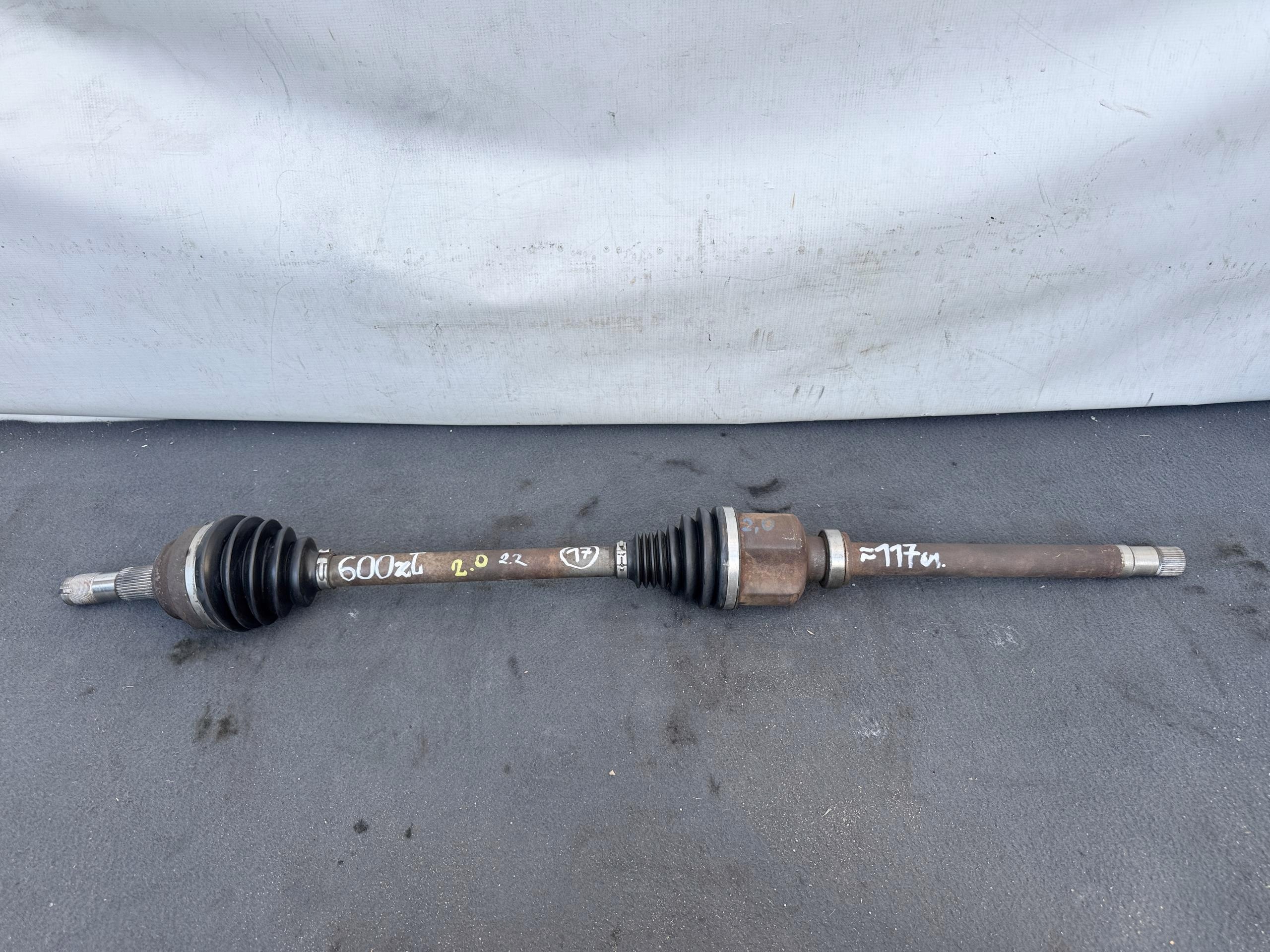 BOXER JUMPER 2.0 2.2 B-HDI 17- semi-axis right long ~117cm dismantling