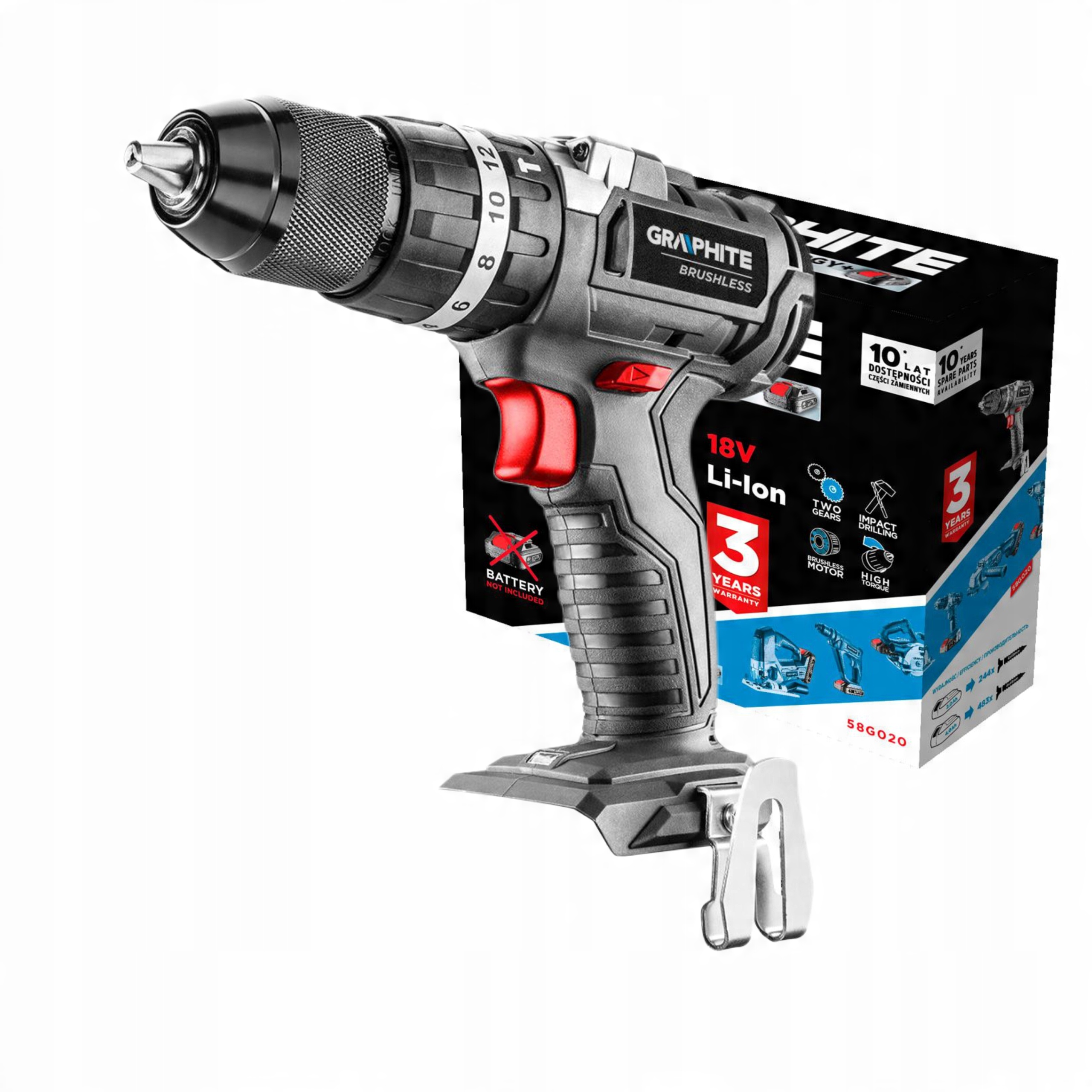 

Graphite 58G020 WIERTARKO-WKRĘTARKA-wkrętarka 18V