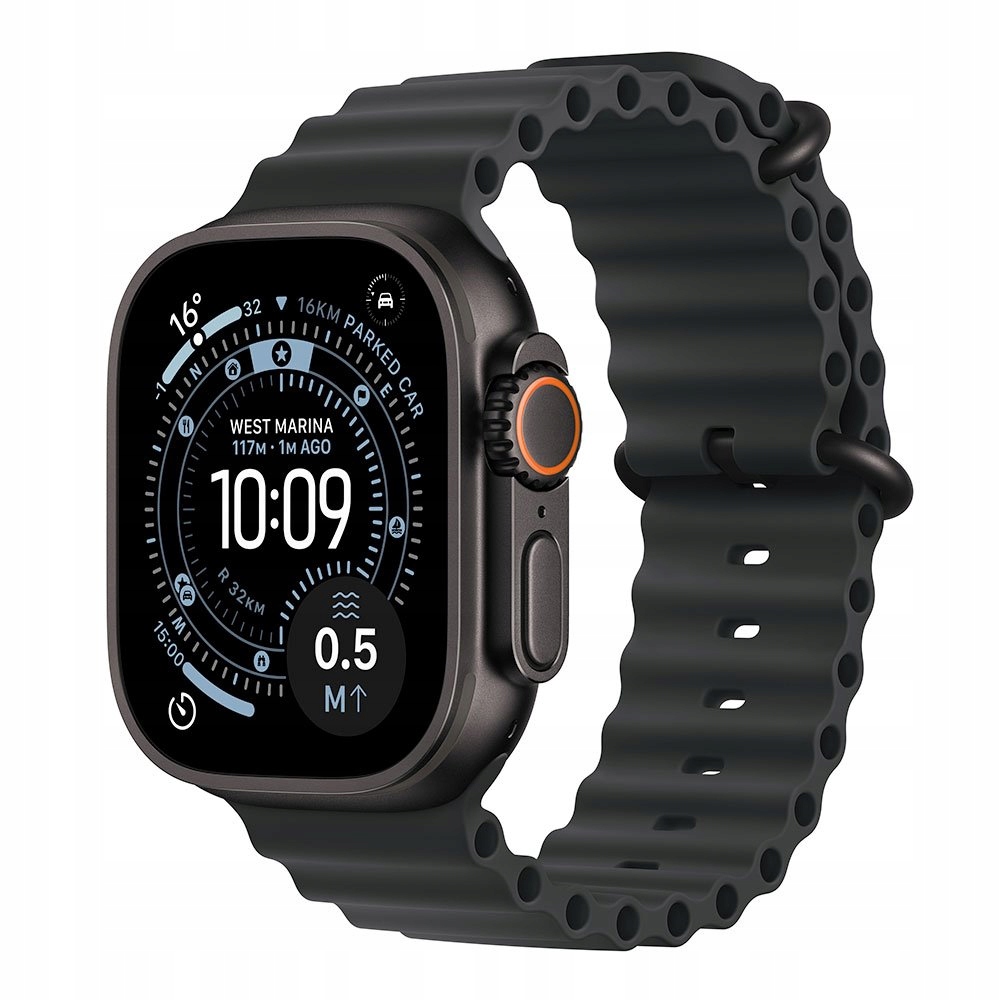 Apple Watch Ultra 3 (2025) 49mm Čierny titán s čiernym oceánskym…