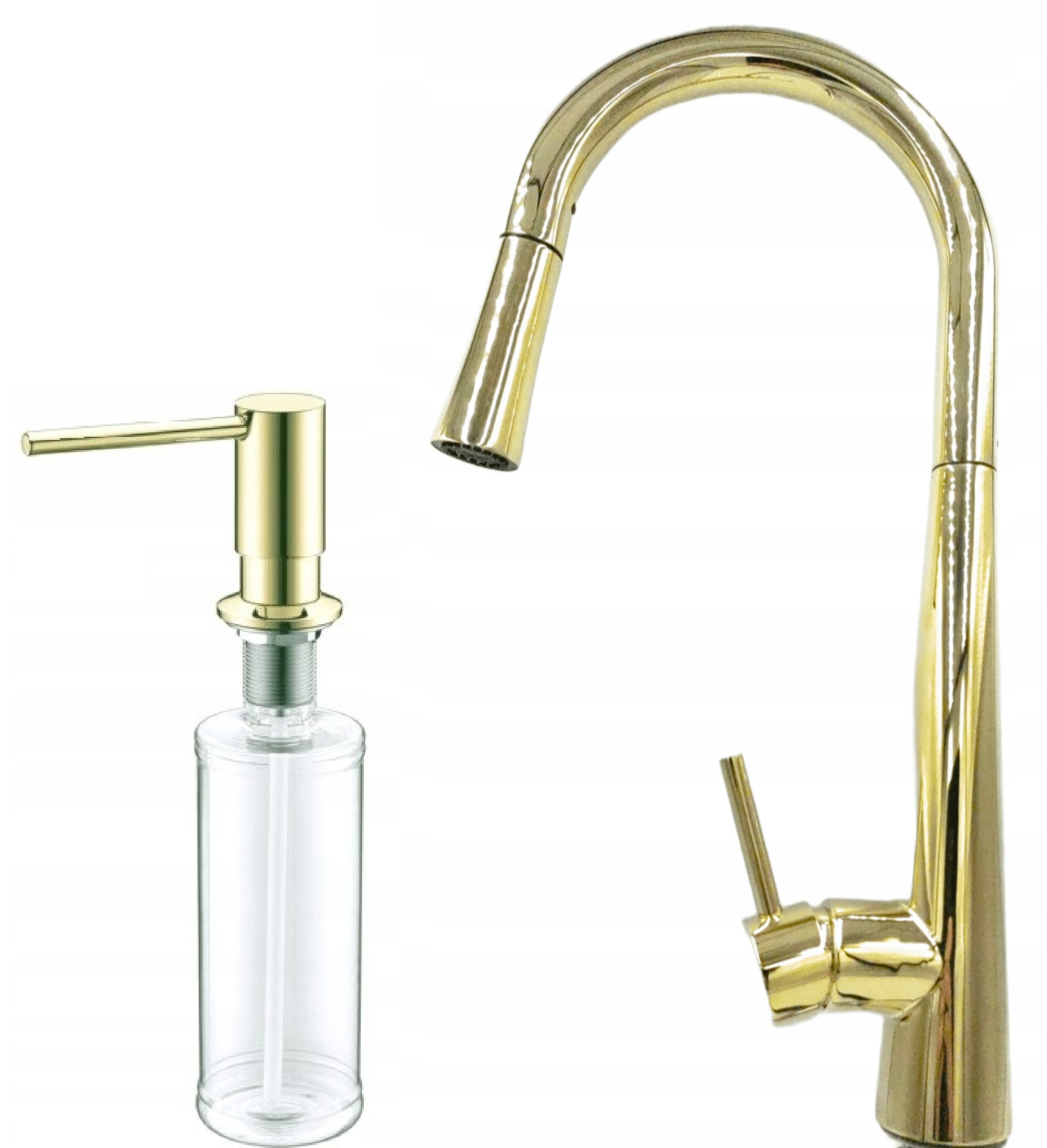 Kuchynská batéria zlatý lesk Atina Gold Poler Ww Dávkovač