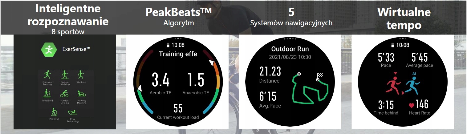 SMARTWATCH AMAZFIT GTS 3 Ivory White Kompatybilność systemowa Android iOS
