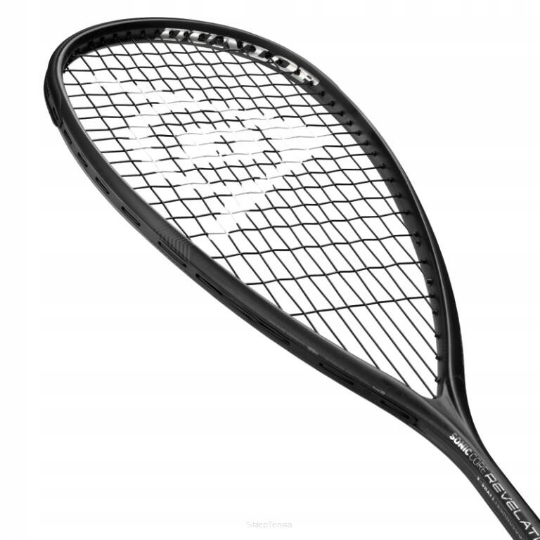 Rakieta do squasha Dunlop Sonic Core Revelation125 Balans na rączkę (poniżej 35 cm)