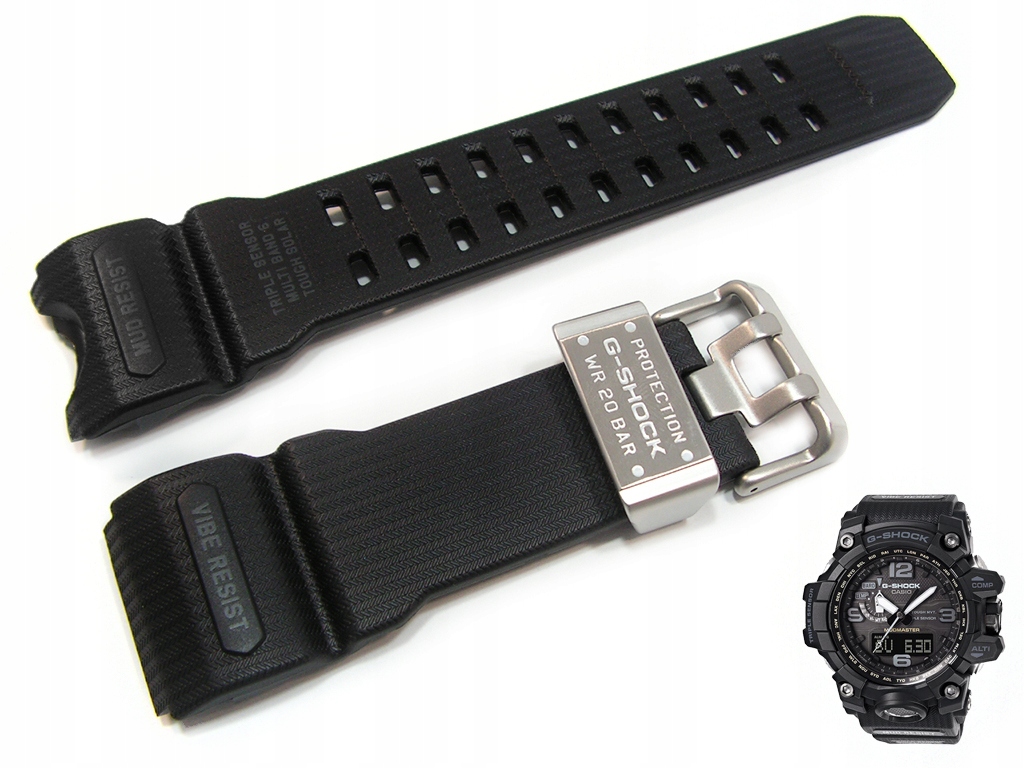 Originální Pásek Casio GWG-1000 GWG-1000-1A1 GWG-1000 Černý