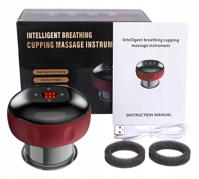 Elektryczna Bańka Chińska Do Masażu Podgrzewanie Antycellulit Masażer Usb