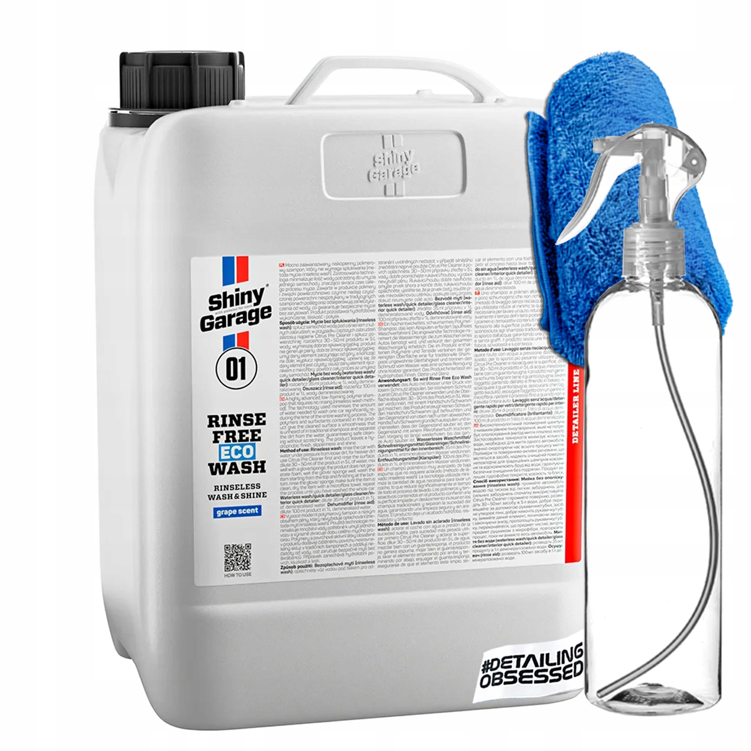 Shiny Garage Rinse Free Eco Wash 5000 ml bezoplachový šampón