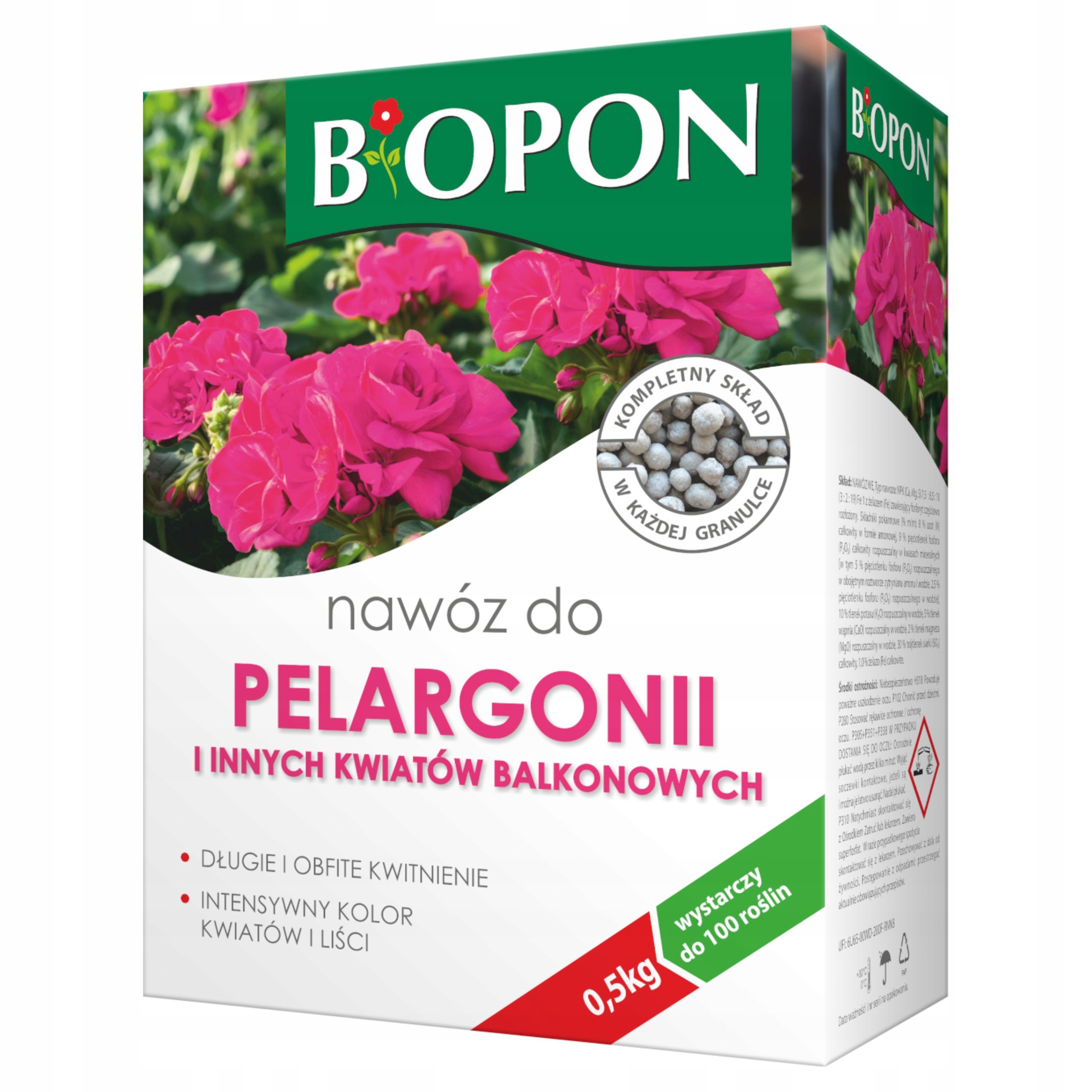 

Bopon Nawóz mineralny pelargonia surfinia 0,5 kg