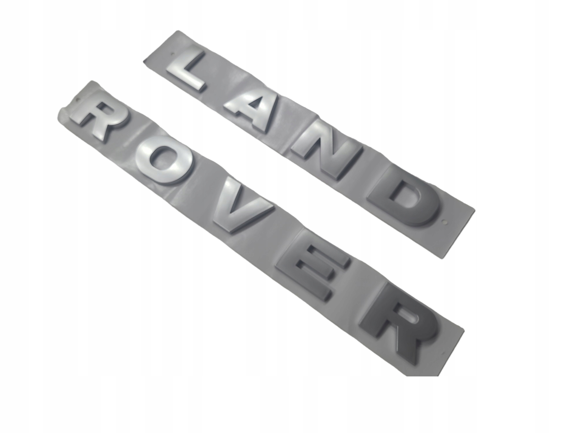Emblemat Land Rover Srebrny matowy (Silver matte)